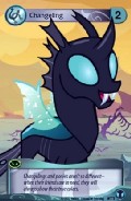 Changeling aus dem Set Defenders of Equestria Token