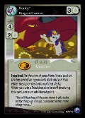 Rarity, Dragon Charmer aus dem Set Canterlots Night Foil